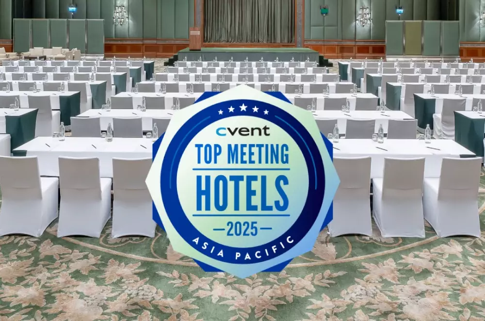 Grand Hyatt Erawan Bangkok Named One of Cvent’s 2025 Top Meeting Hotels in Asia Pacific