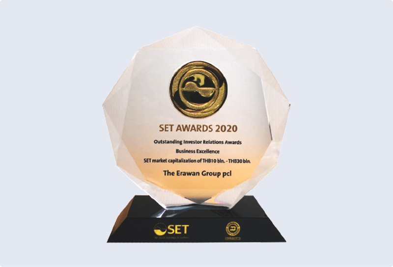 SET Awards 2020 "Outstanding Investor Relations Awards"