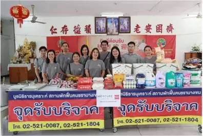 Host Lunch & Donate Necessary Items for Elderly People