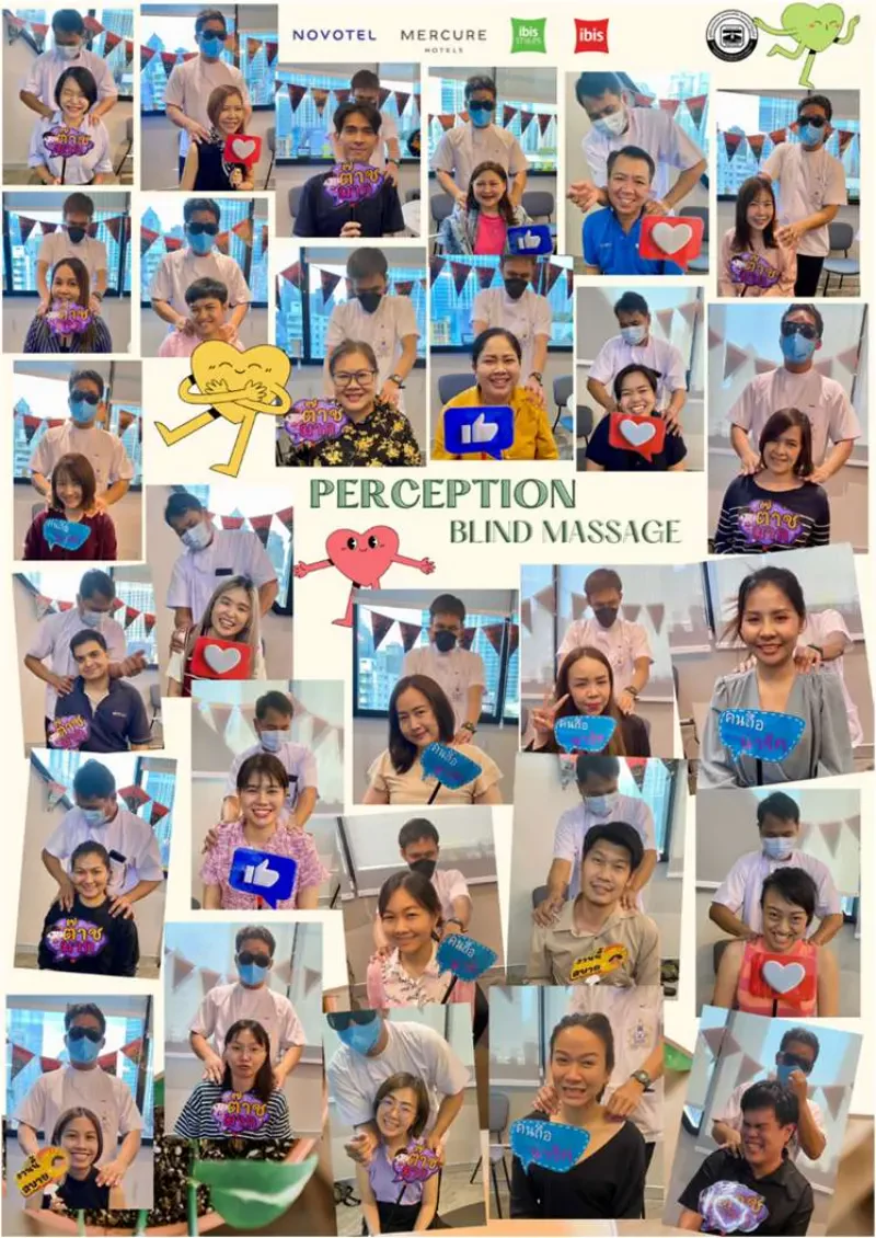 Relaxing with Perception Blind Massage